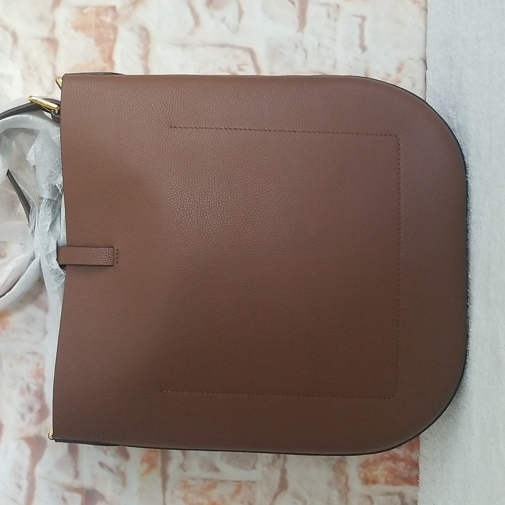 New Burberry Anne Grainy Leather Hobo Bag - Picture 7 of 14